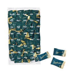CIOCCOLATINI COMPLIMETS - CIOCCOLATO AL LATTE - BUSTA 1 KG - ZAINI - CONF. 260 PEZZI 100203