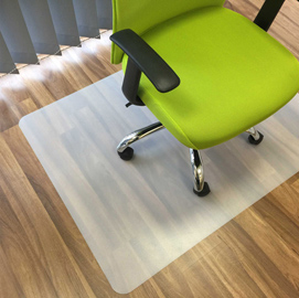 TAPPETO CHAIR MAT SALVAPAVIMENTI - VINILE - 90X120 CM - TRASPARENTE - VELCOC 71235