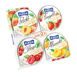 MINI MARMELLATA DI FRUTTA - 25 GR CAD - ZUEG - CONF. 4 PEZZI 93912