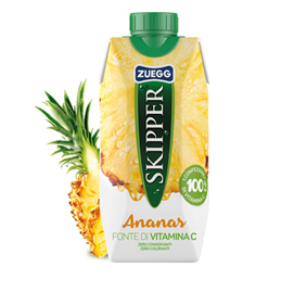 SUCCO SKIPPER - GUSTO ANANAS - ZUEGG - BRICK 330 ML 83723