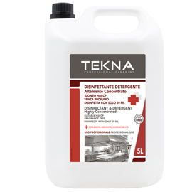 DISINFETTANTE DETERGENTE - PER SUPERFICI - SUPER CONCENTRATO - 5 LT - TEKNA 95909
