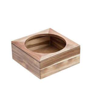 SUPPORTO PER CIOTOLA - IN BAMBOO - 26X26X11 CM - COLORE NATURALE - LEONE 91102